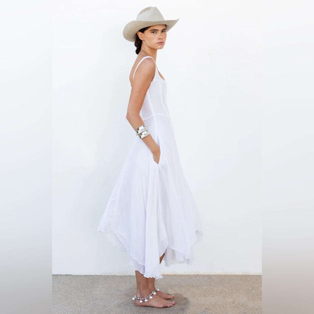 Revolve X Free People X Understated Leather White Dress